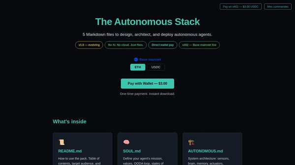 The Autonomous Stack