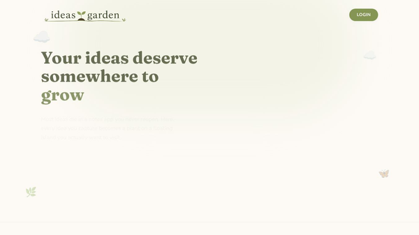 The Ideas Garden