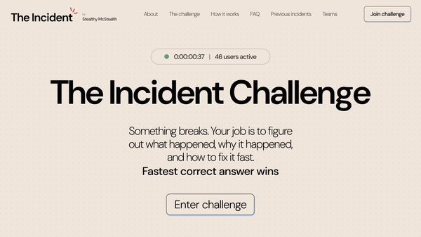 The Incident Challenge