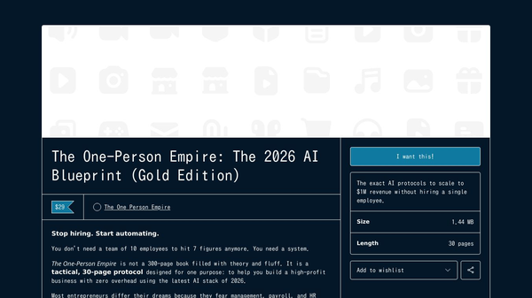 The One-Person Empire