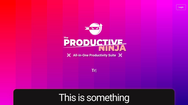 The Productive Ninja