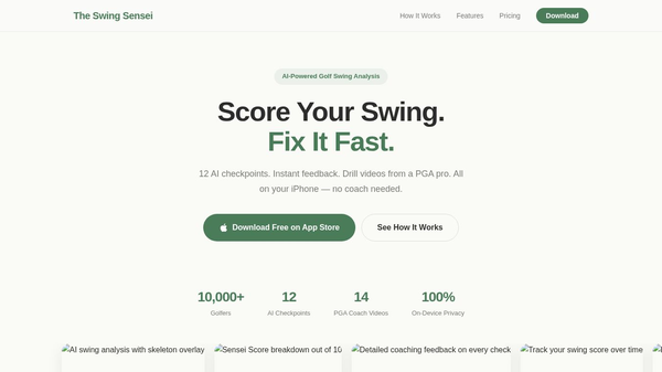The Swing Sensei