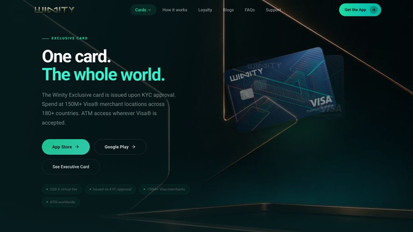 The Winity Exclusive Card