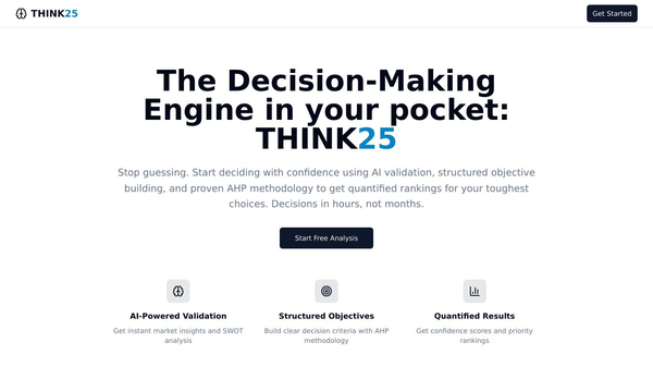 THINK25, AI-Driven Decision-Making 4all
