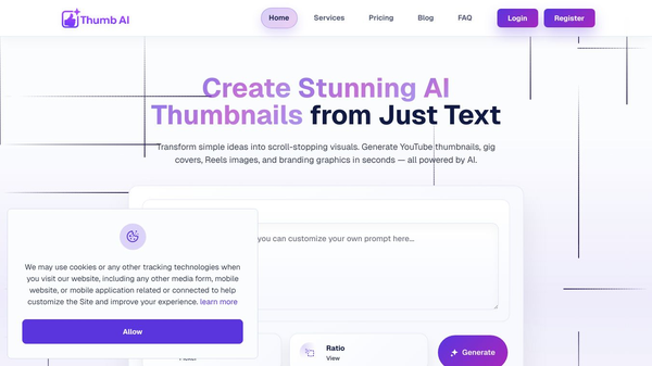 Thumb.onl: AI Thumbnails for Creators