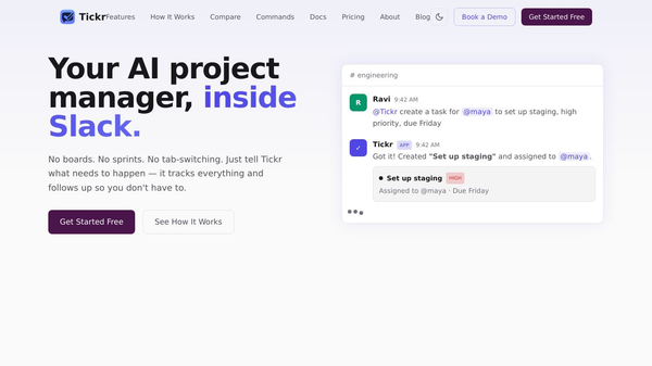 Tickr — Your AI PM, Inside Slack