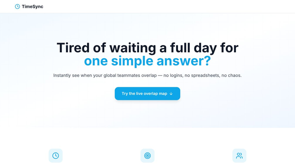 TimeSync Overlap Tool