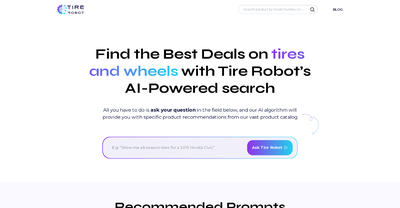 Tire Robot AI Deal Finder