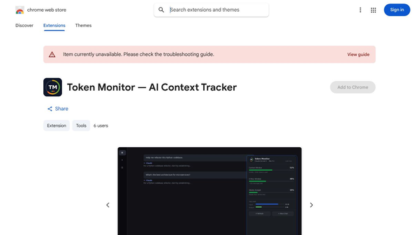 Token Monitor: AI Context Tracker