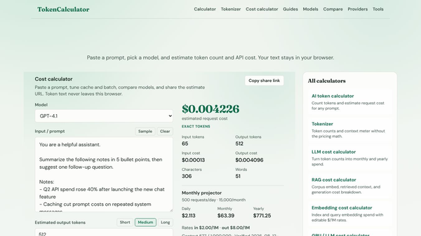 TokenCalculatorAi