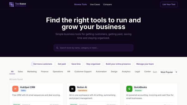 Toolbase Marketplace