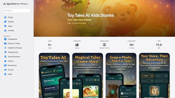 Toy Tales AI: Story Maker