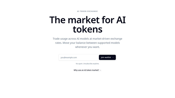 Trade your AI Tokens