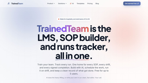 TrainedTeam