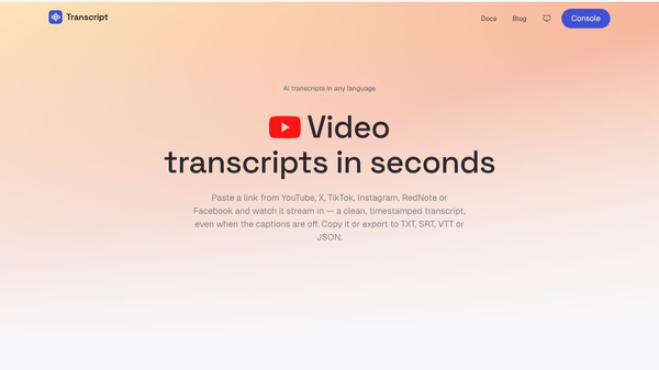 Transcript.land