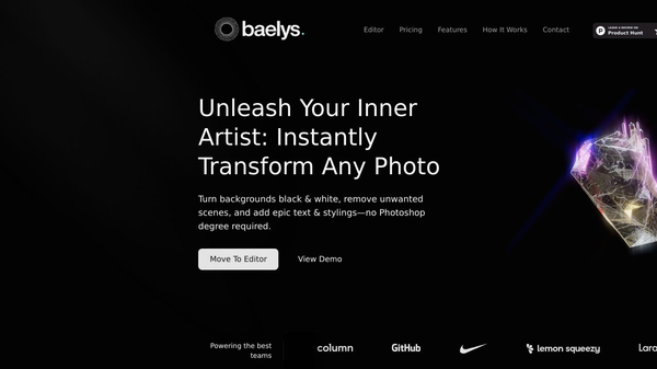 Transform any photo instantly with AI-powered editing tools