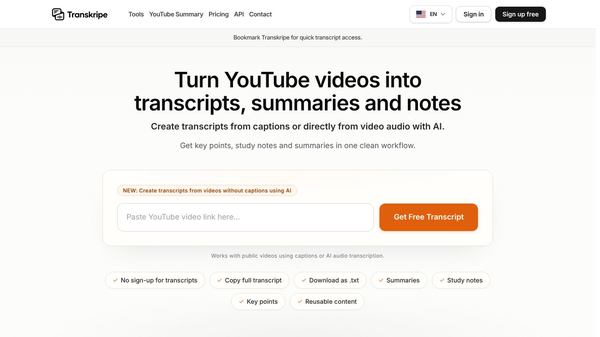 Transkripe