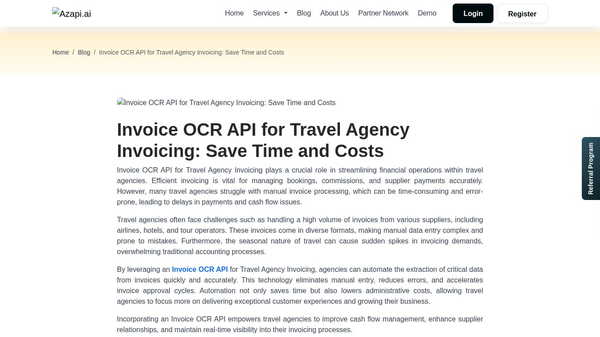 Travel Invoice OCR Automation