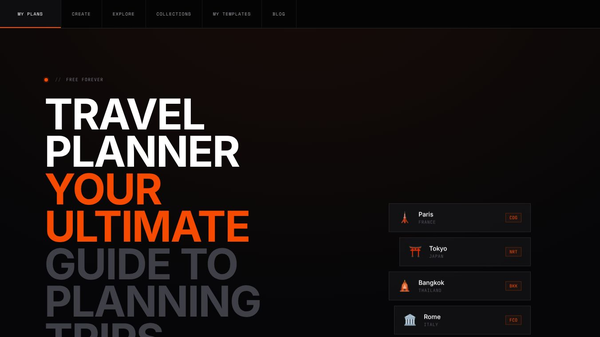 Travel Planner AI