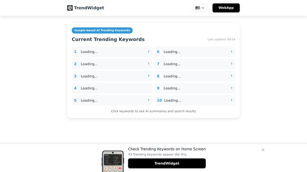 TrendWidget