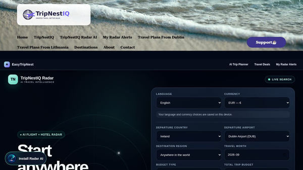 TripNestIQ Radar AI