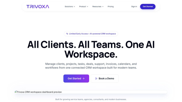 Trivoxa AI CRM