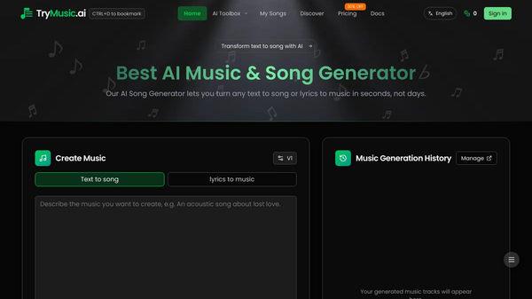 Trymusic AI