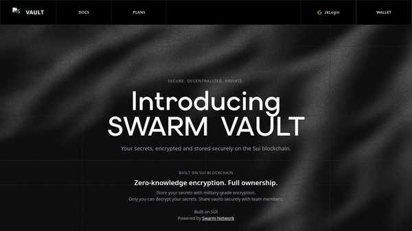 tryvault.xyz by Swarm Network