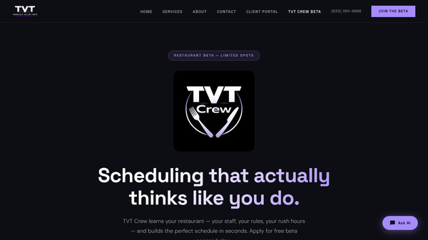 TVT Crew Beta Signup