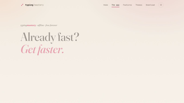 Typing Mastery