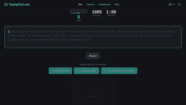 TypingTest.one