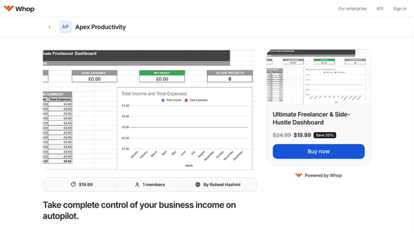 Ultimate Freelancer Dashboard