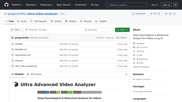 Ultra Video Analyzer