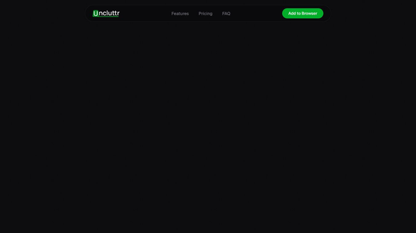 Uncluttr - Clean up your tabs