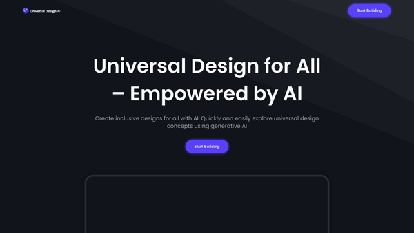 Universal Design AI