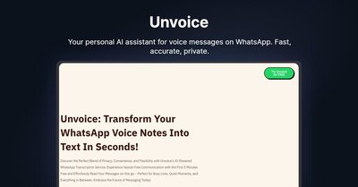 Unvoice