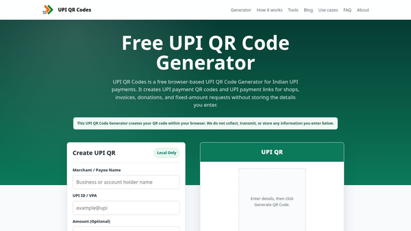 UPI QR Codes