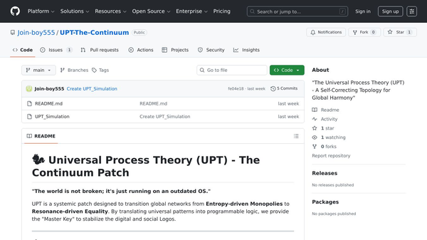 UPT - The Entropy Patch