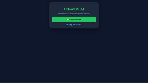 UrbanBG AI - Background Remover
