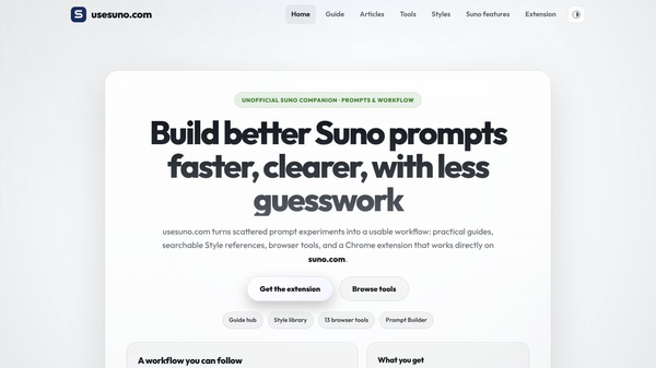 Use Suno