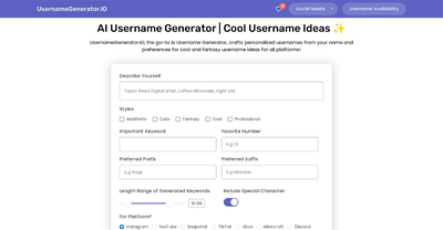 UsernameGenerator