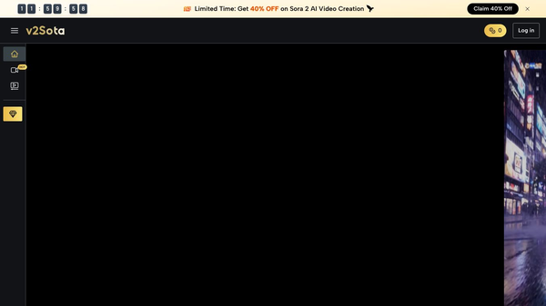 V2Sota: Sora 2 AI Video Generator