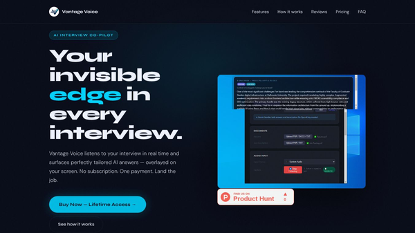 Vantage Voice (Interview Co-pilot)