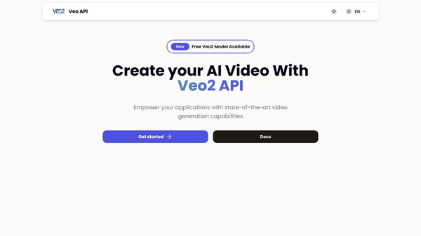 Veo2 API - AI Video API for Developers