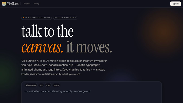 Vibe Motion AI