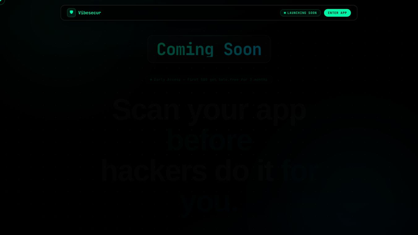 Vibesecur — Launching Soon