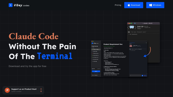 Vibey – Ship faster with Claude Code