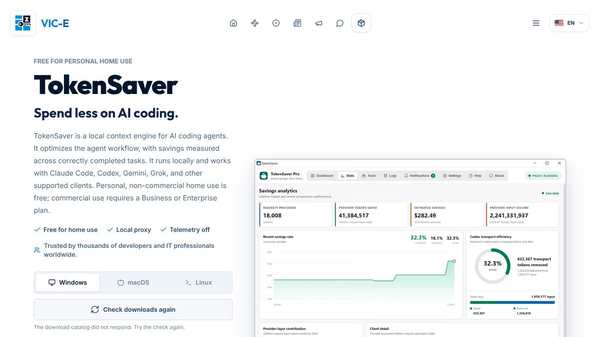 VIC-E TokenSaver