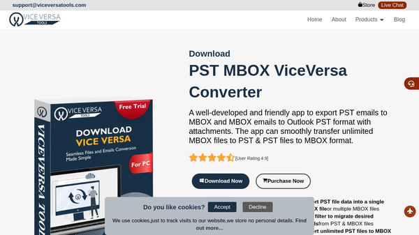 ViceVersa PST to MBOX Switcher