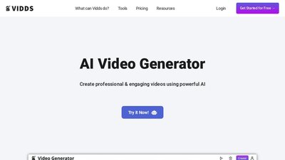 Video Generator by Vidds